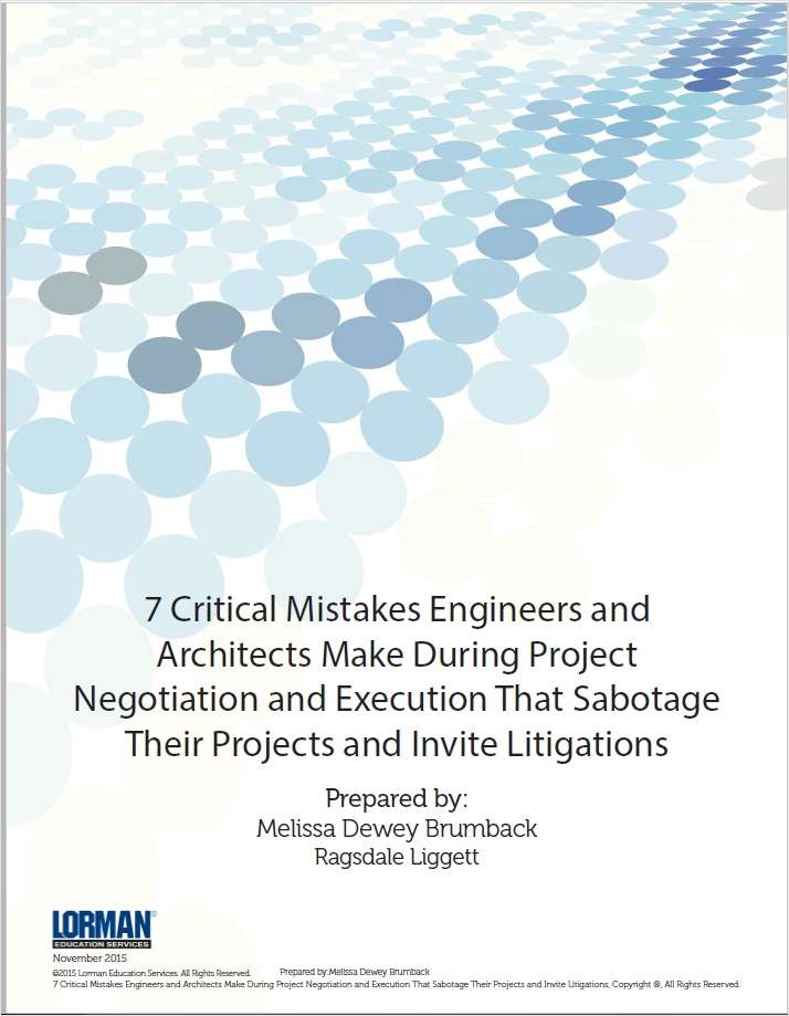 7 Critical Mistakes Engineers and Architects Make During Project  Negotiation and Execution That Sabotage  Their Projects and Invite Litigations