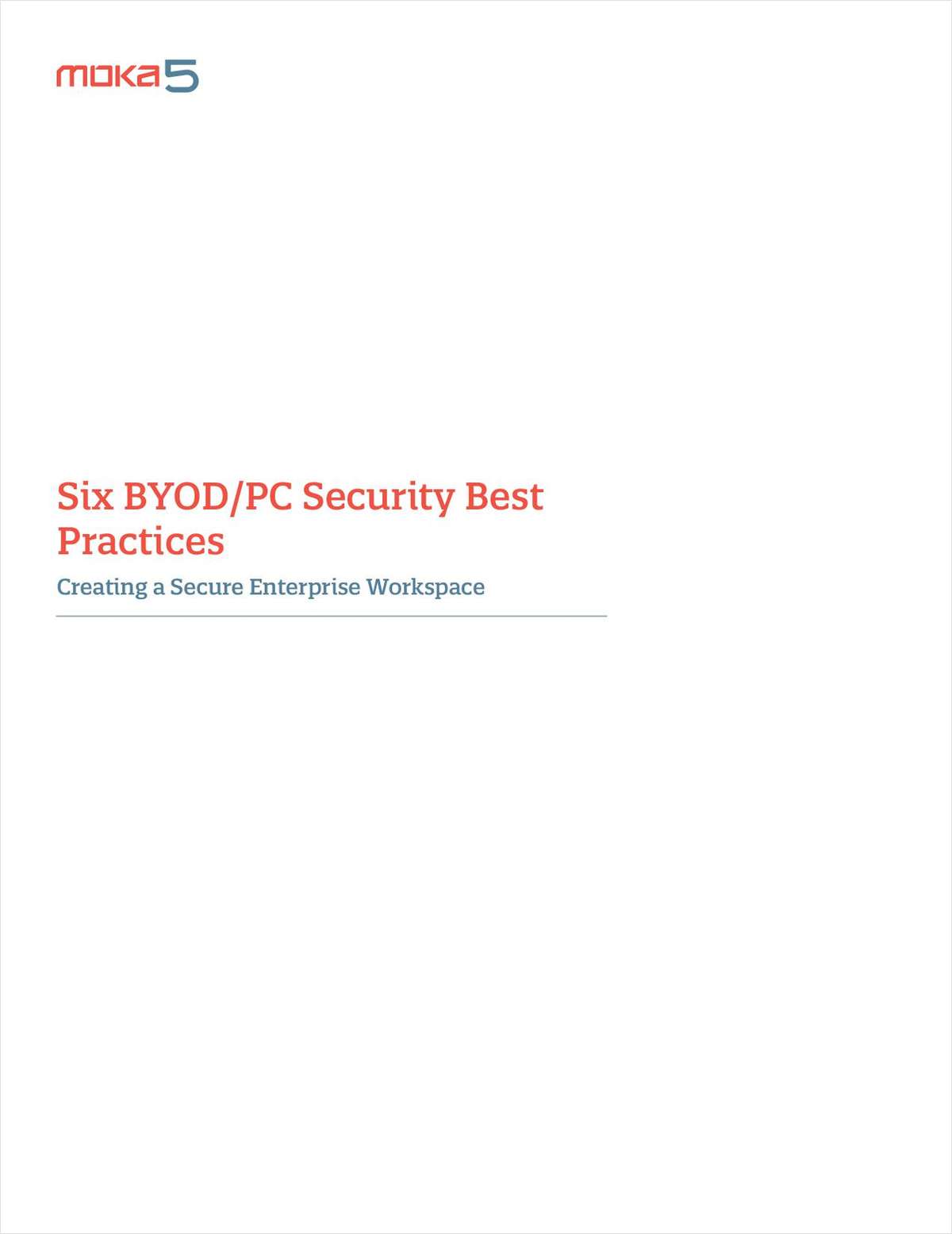 Six BYOD/PC Security Best Practices