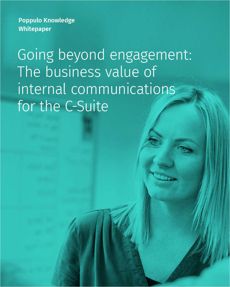 The Business Value of Internal Communications for the C-Suite