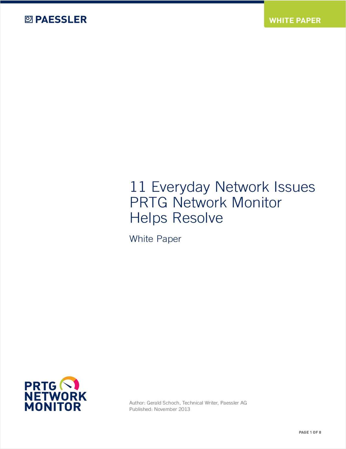 11 Everyday Network Issues PRTG Network Monitor Helps Resolve