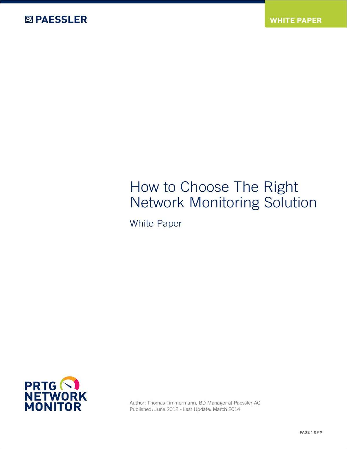 How To Choose The Right Network Monitoring Solution