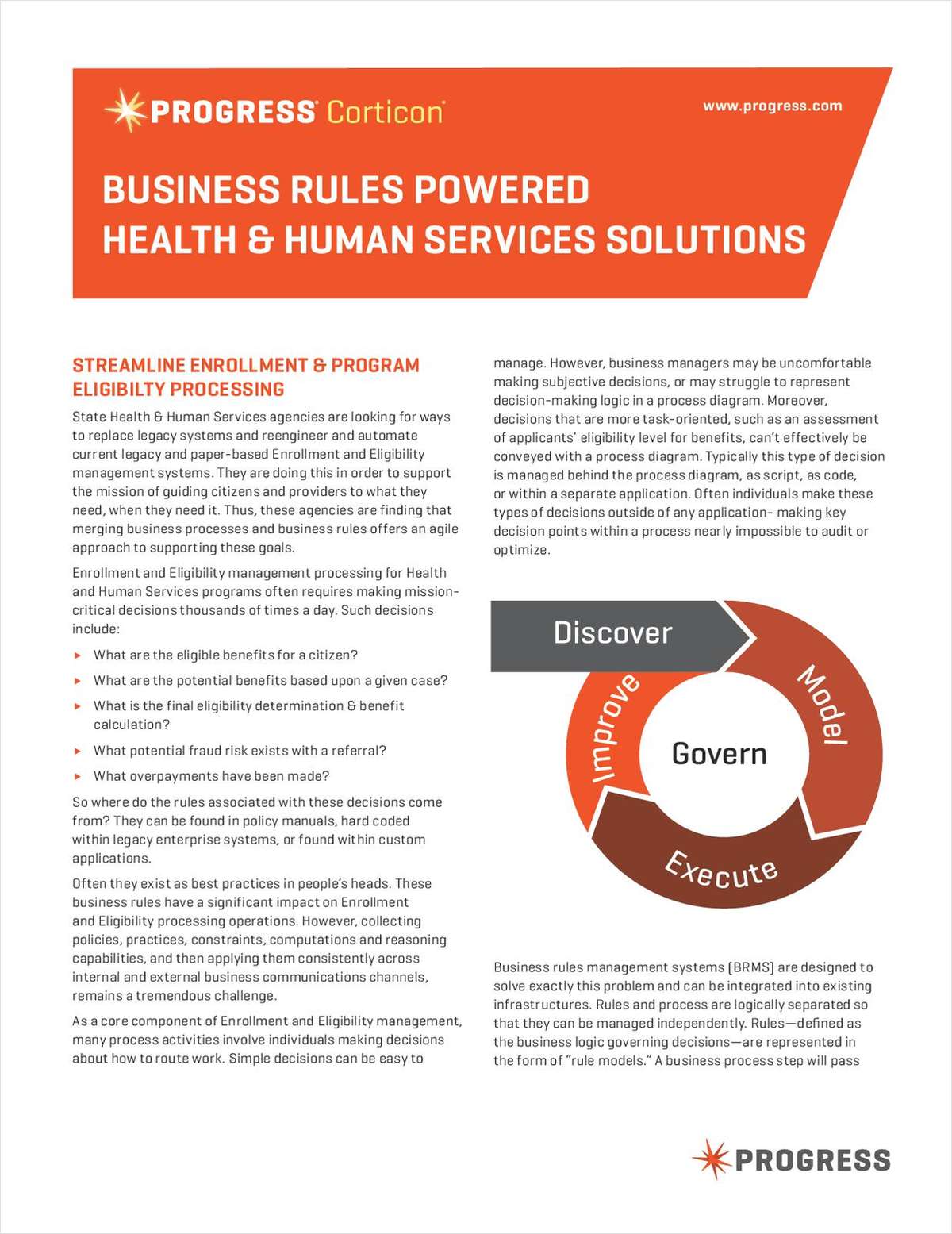 Business Rules Powered Health & Human Services Solutions