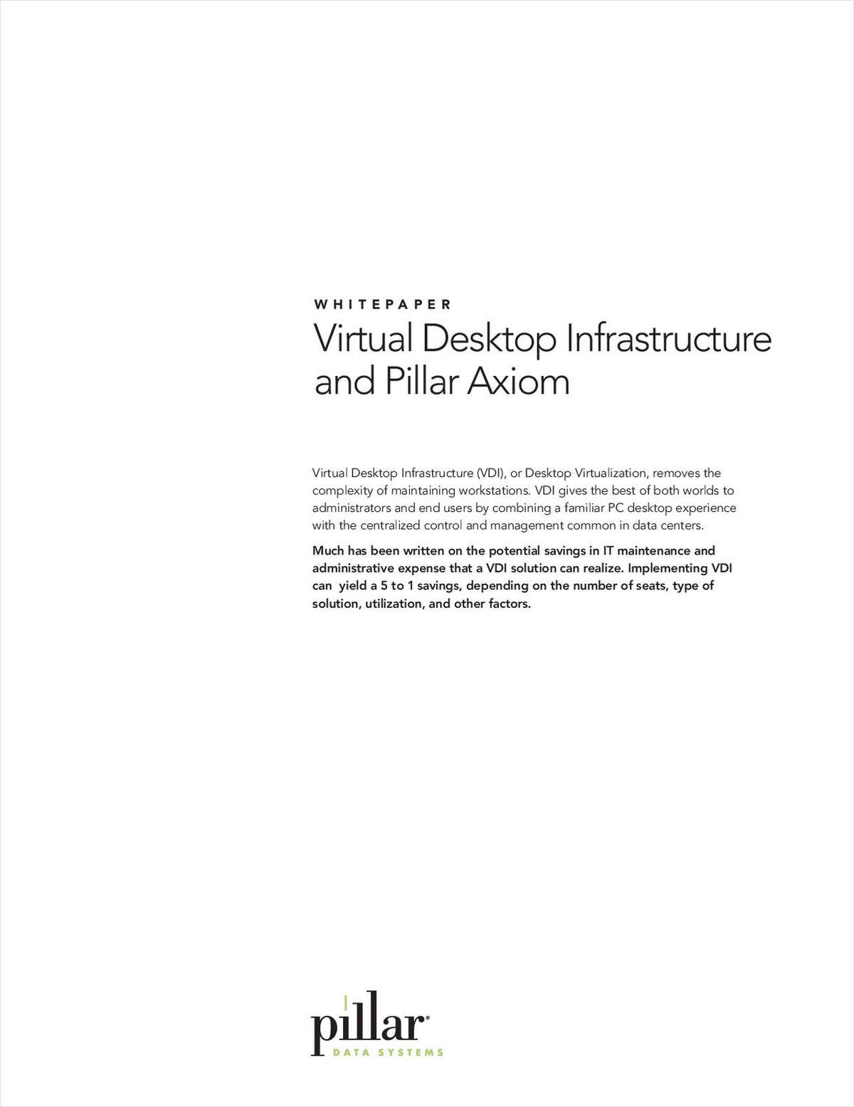 Benefits of a Virtual Desktop Infrastructure