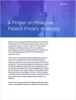 Healthcare Privacy and Security Primer