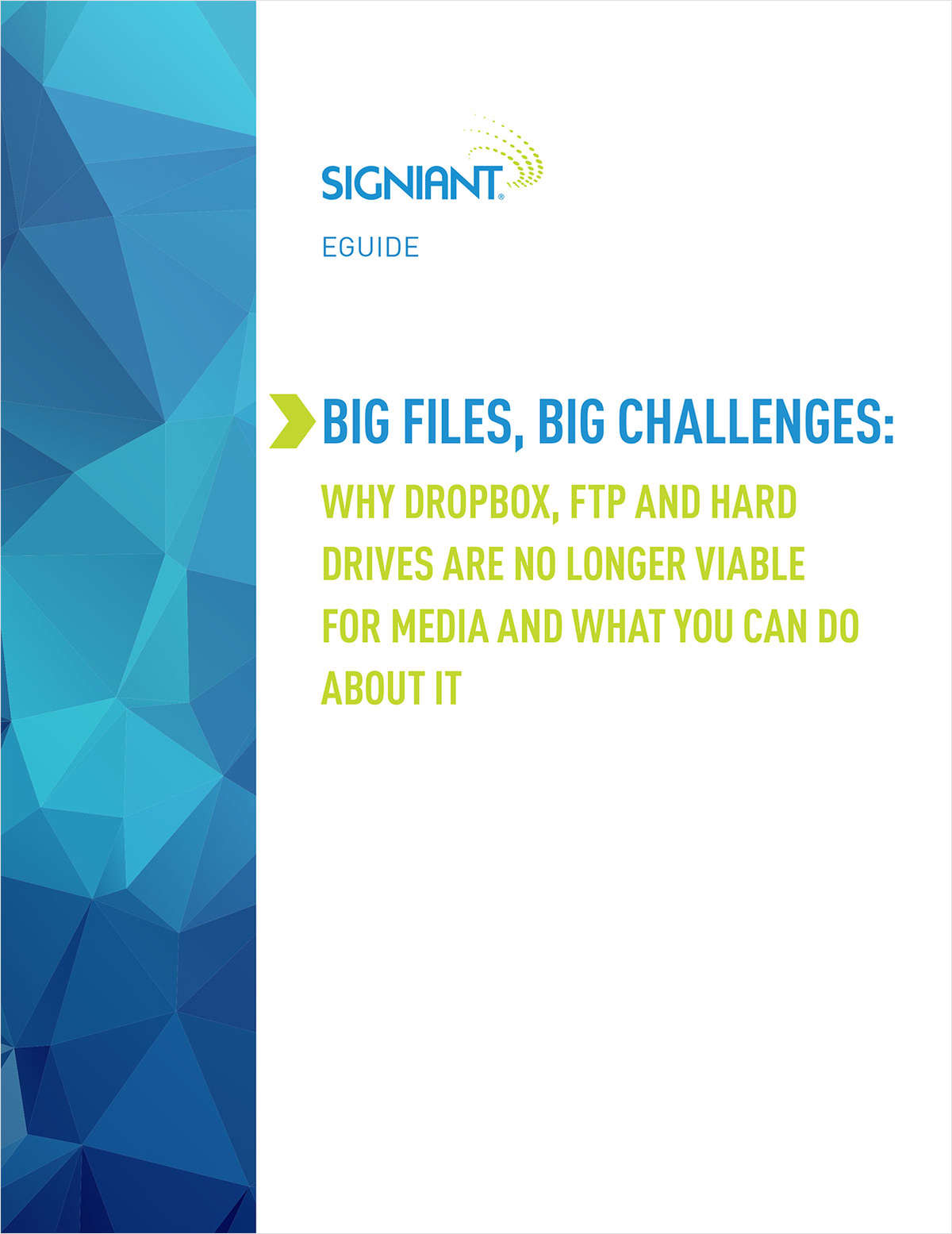 BIG FILES, BIG CHALLENGES