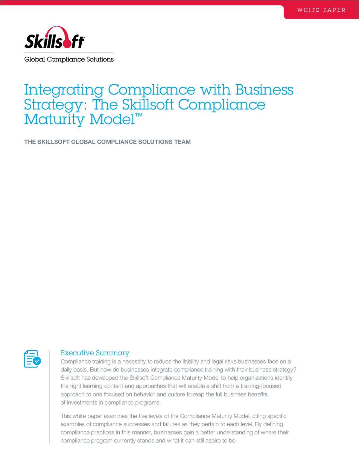 Integrating Compliance with Business Strategy
