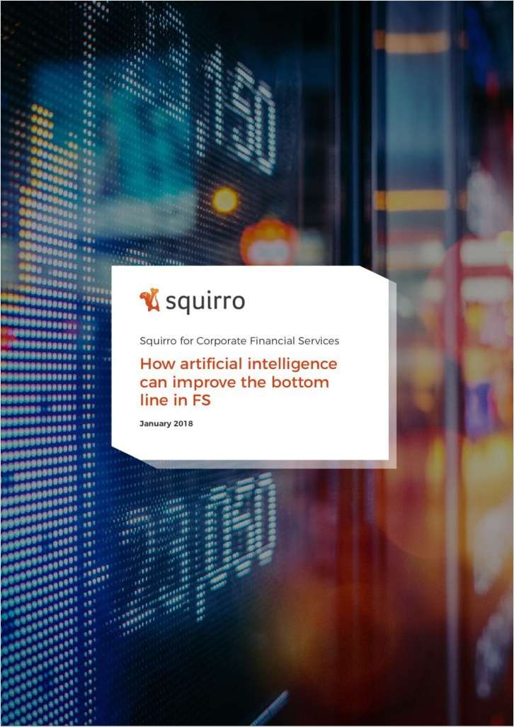 How Artificial Intelligence Can Improve the Bottom Line in Financial Service