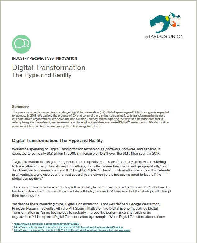 Digital Transformation: The Hype and Reality