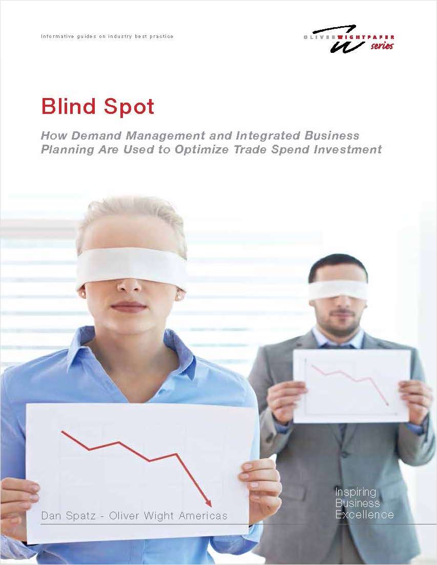 How Demand Management and Integrated Business Planning Are Used to Optimize Trade Spend Investment