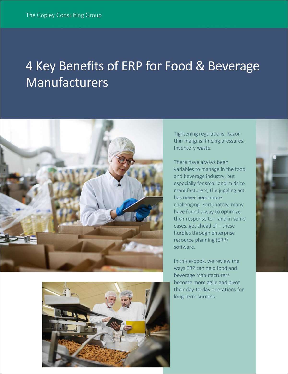 4 Benefits of ERP for Food & Beverage Manufacturers