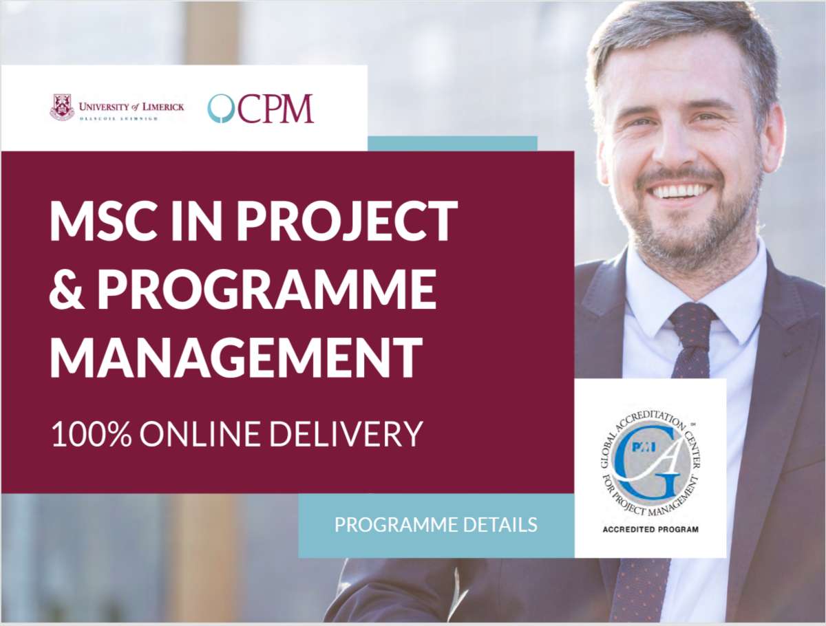 PMI-GAC Accredited Global Online Masters in Project and Program Management