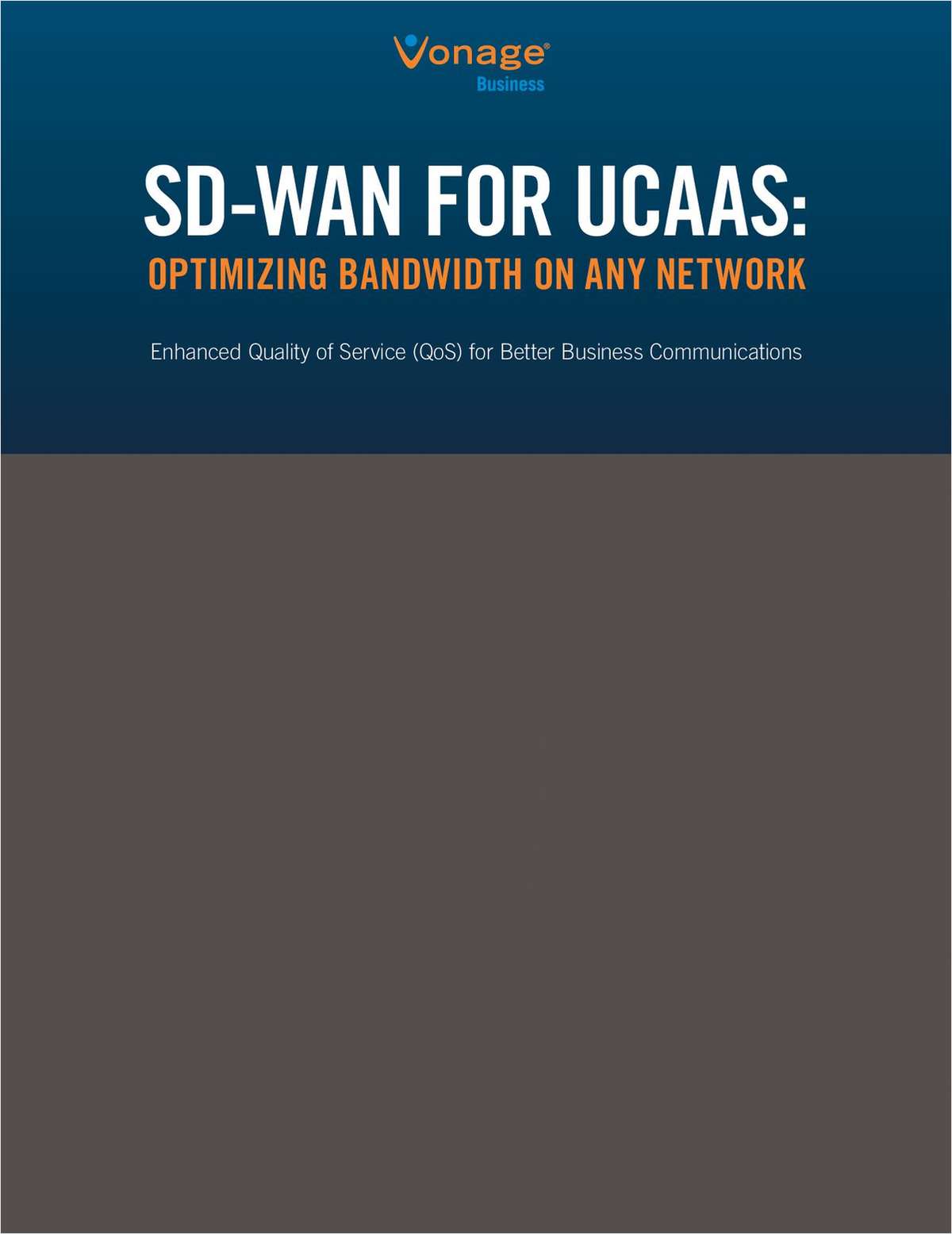 SD-WAN for UCaaS: Optimizing Bandwidth on Any Network