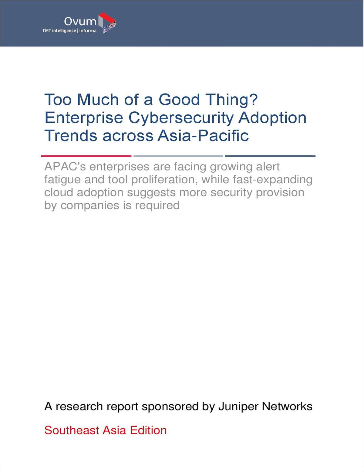 Too Much of a Good Thing? Enterprise Cybersecurity Adoption Trends across ASEAN