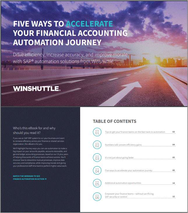 Five Ways To Accelerate Your Financial Accounting Automation