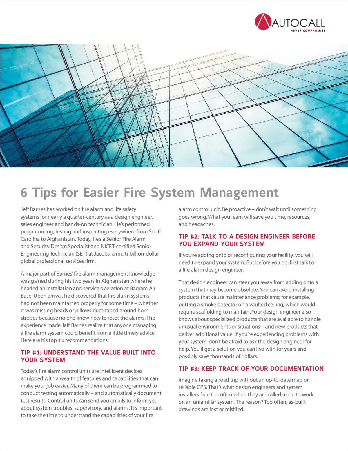 6 Tips for Easier Fire System Management
