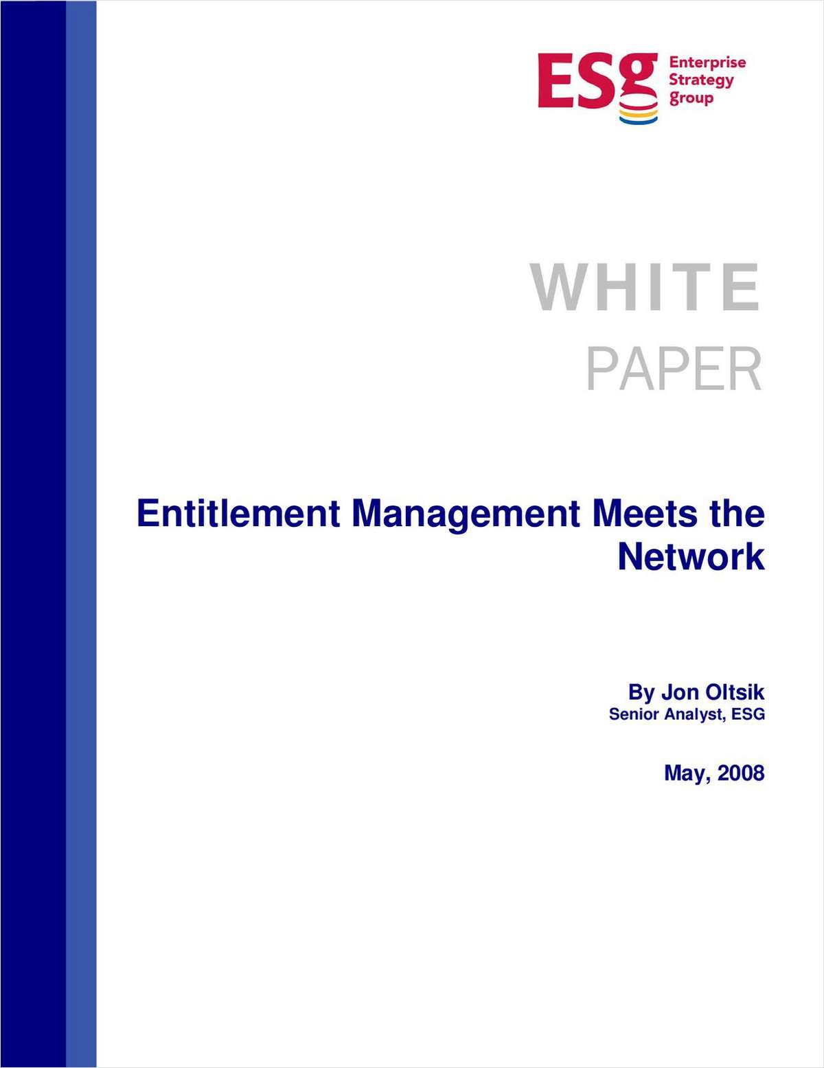 Entitlement Management Meets the Network