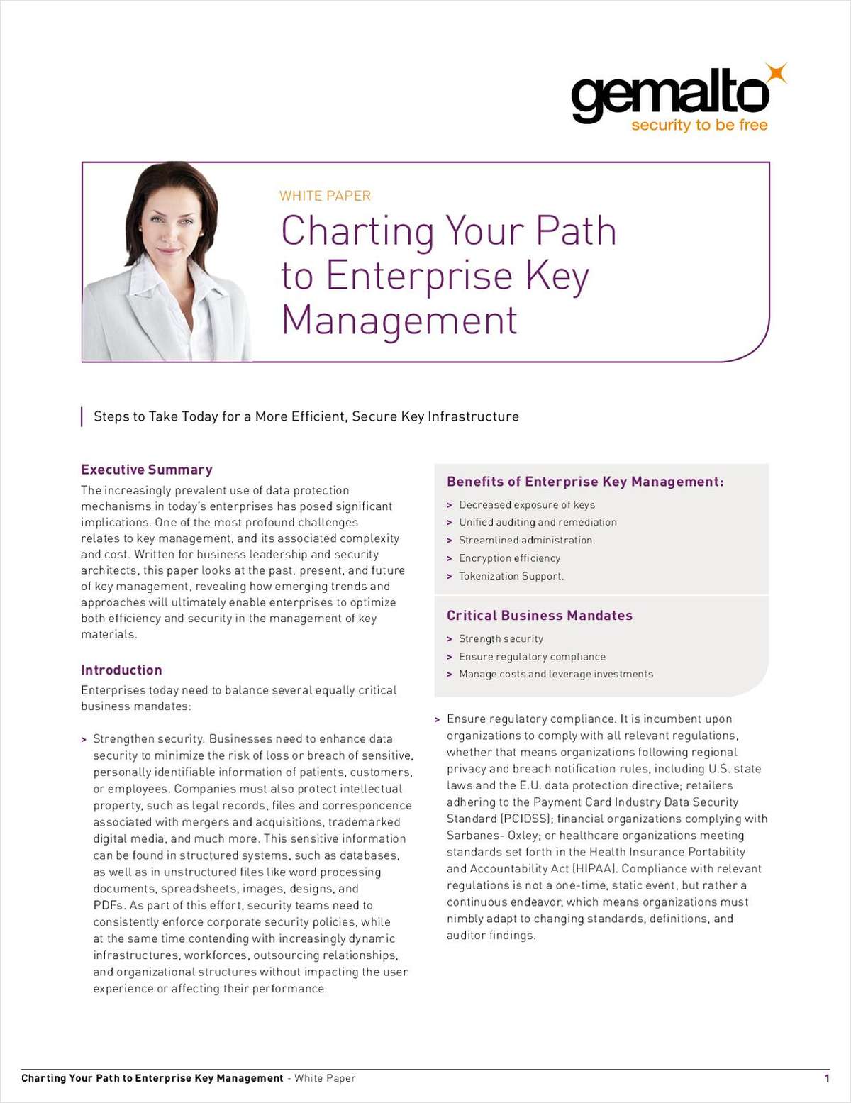 Charting Your Path to Enterprise Key Management
