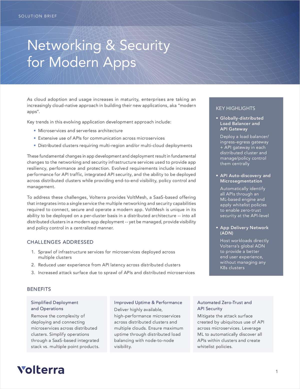 Networking & Security for Modern Apps