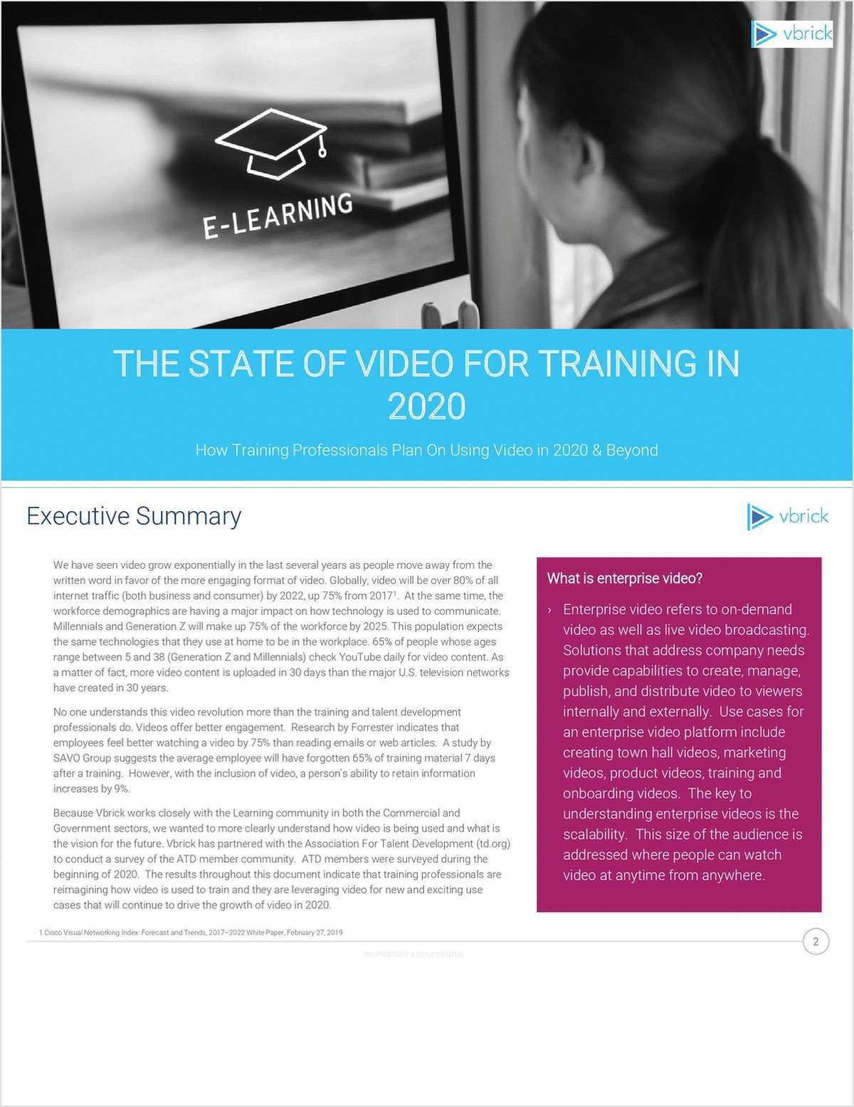 THE STATE OF VIDEO FOR TRAINING IN 2020