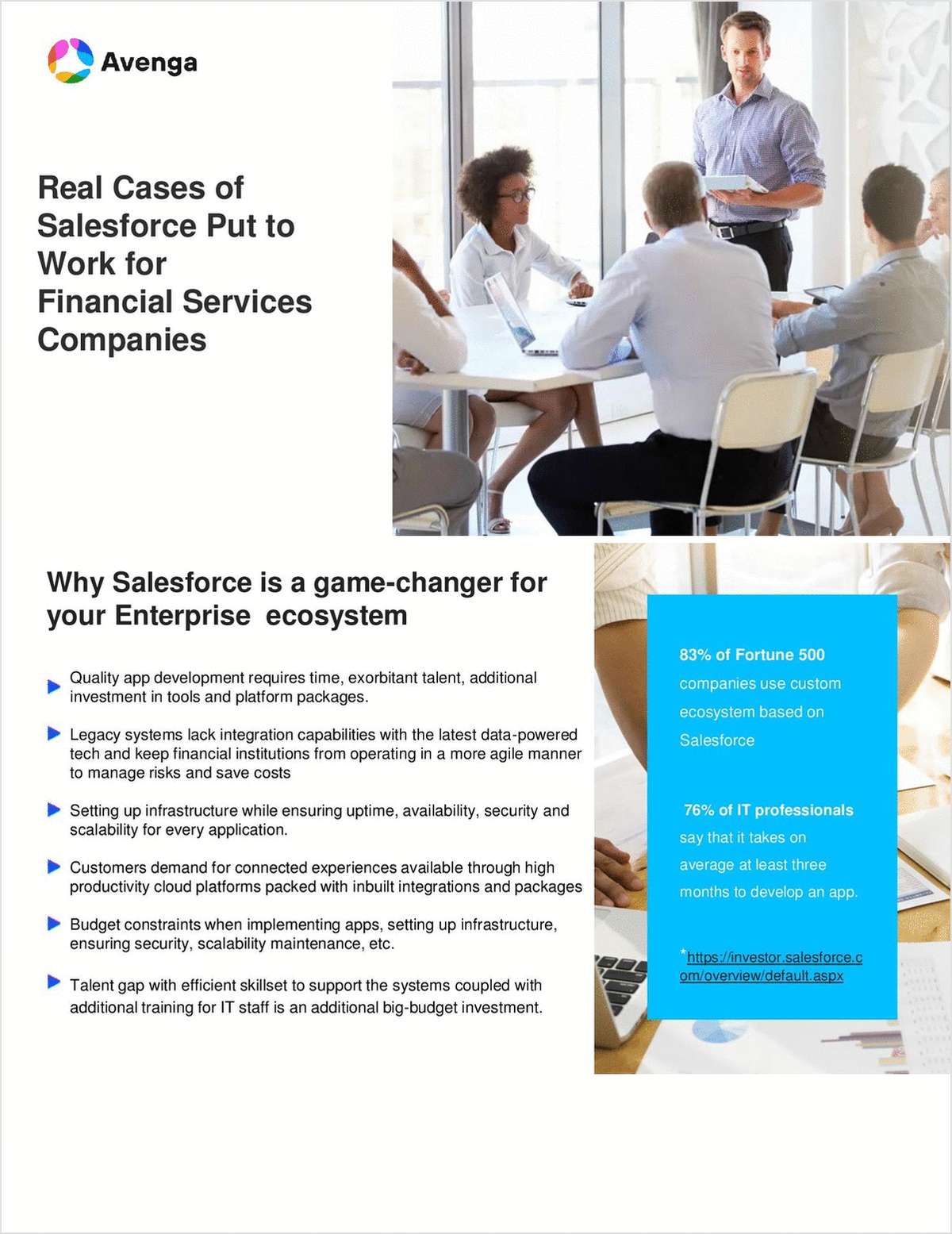 Real Cases of Salesforce Platform Put to Work for Financial Services Companies
