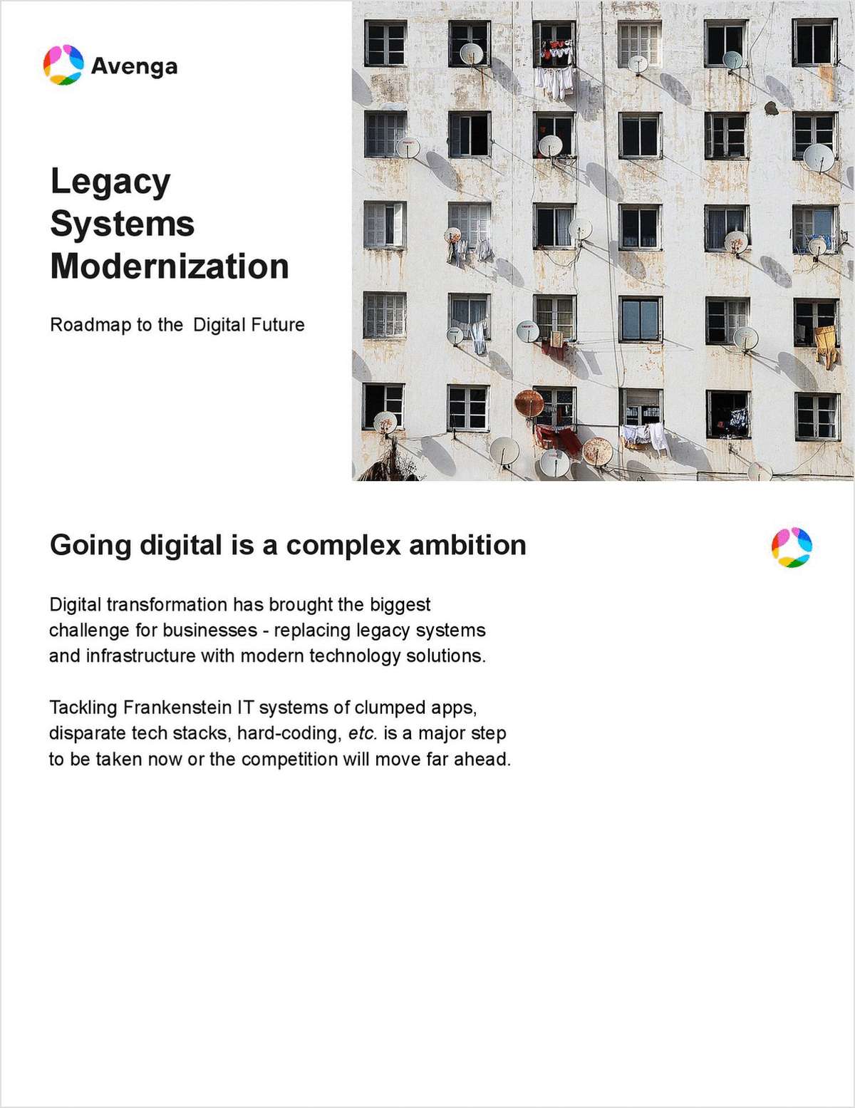 Legacy systems modernization: Roadmap to the Digital Future