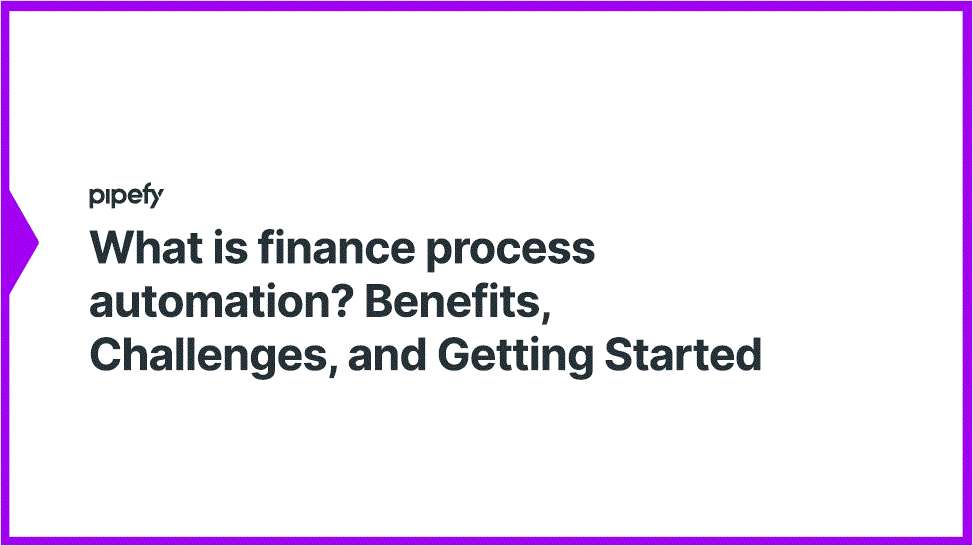 What is Finance Process Automation?