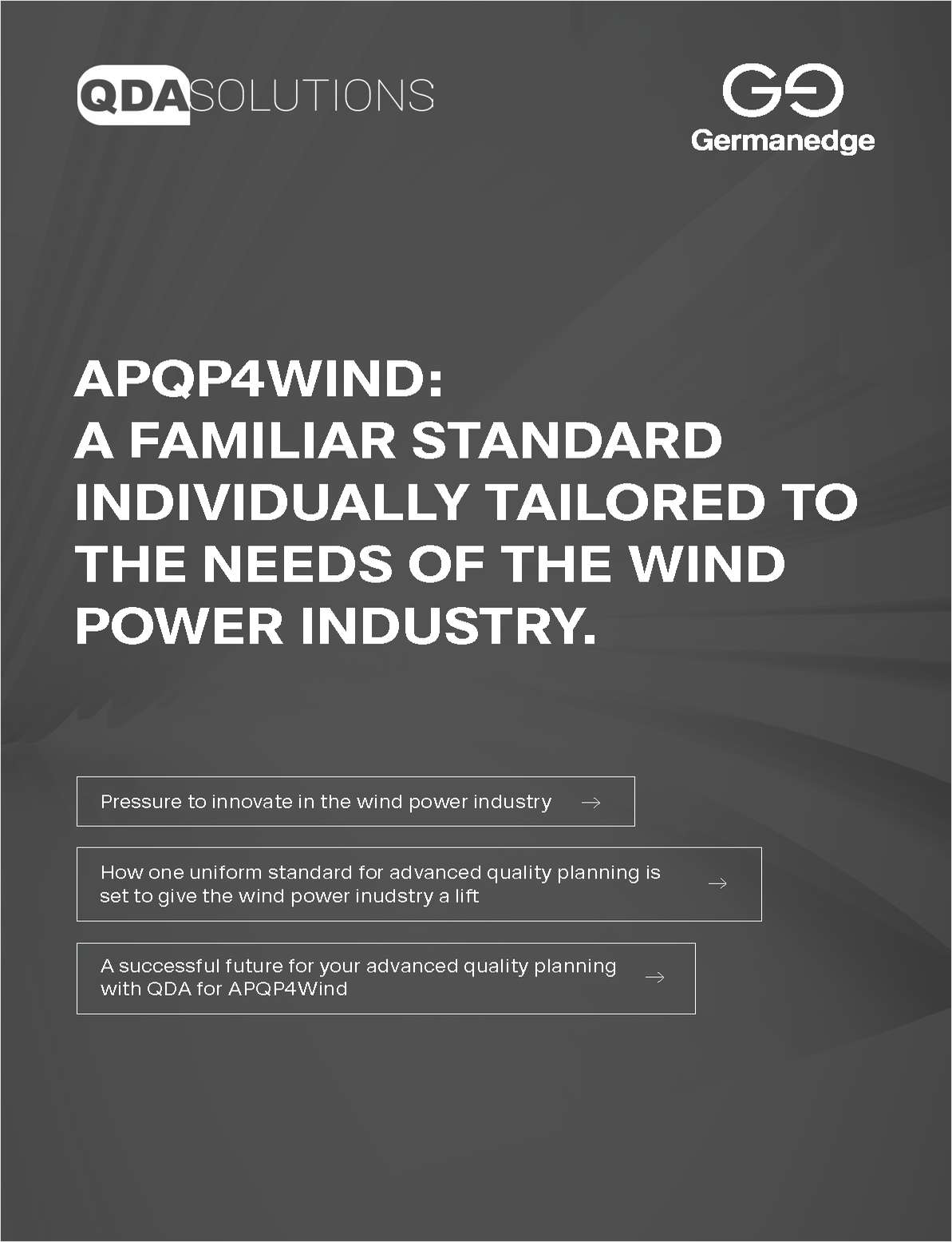 APQP4Wind standard is revolutionizing the wind industry