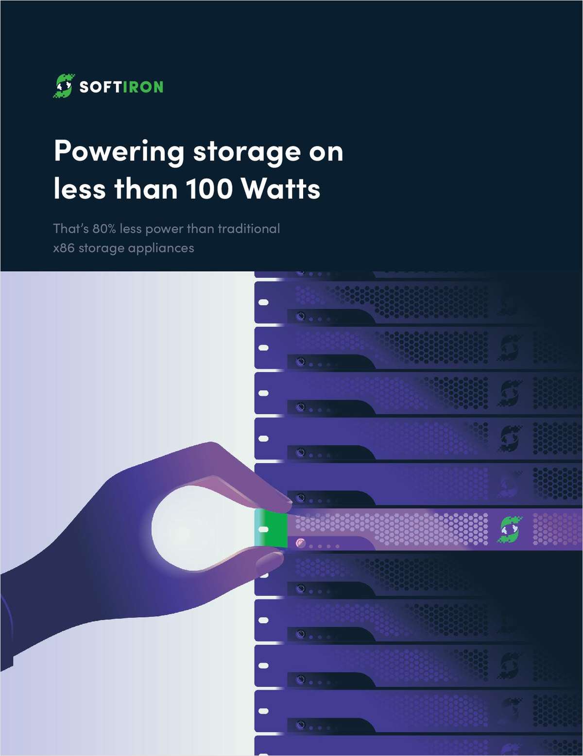 Powering Storage on Less Than 100 Watts