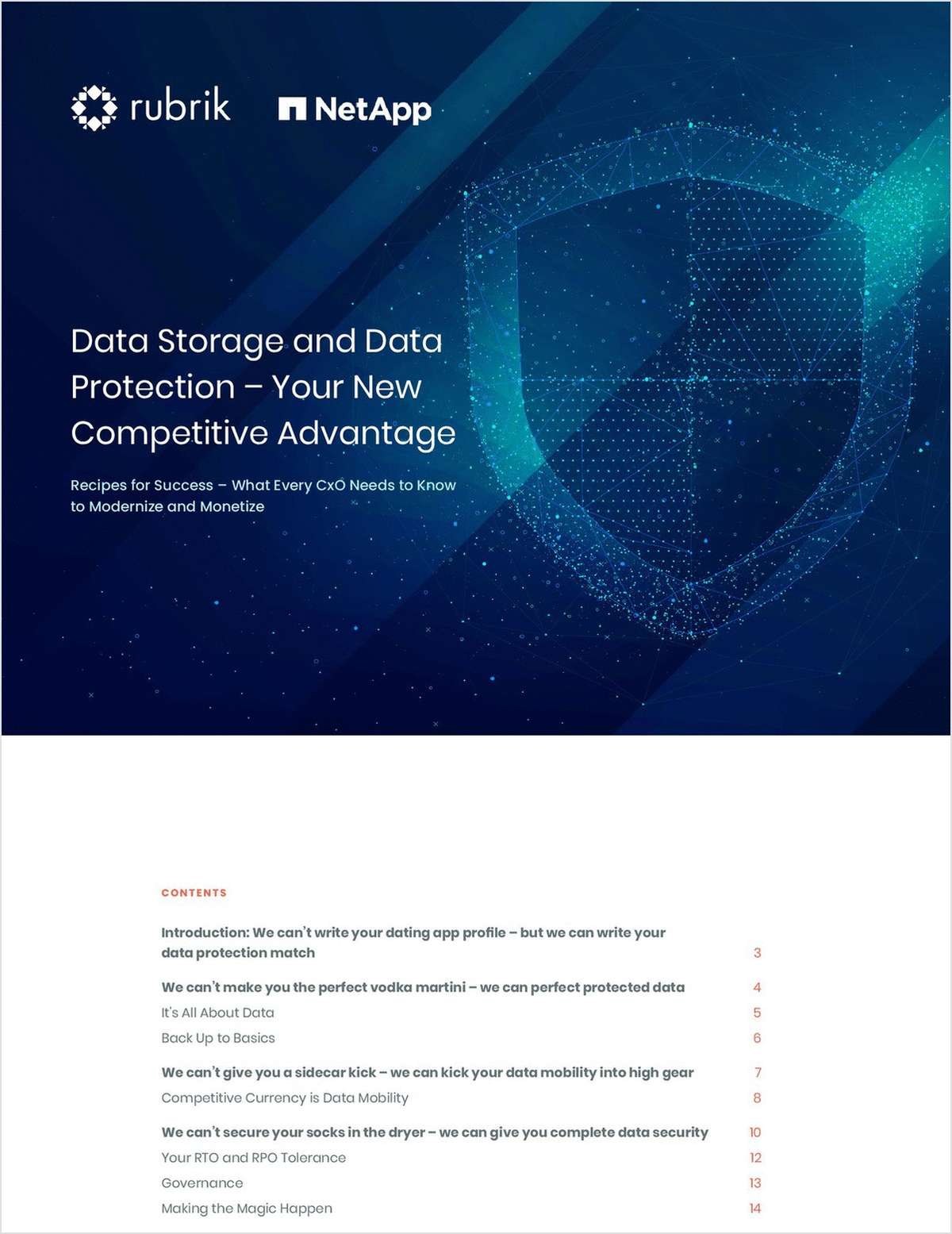 Data Storage and Protection -- Your New Competitive Advantage