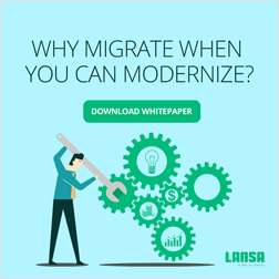 WHY MIGRATE WHEN YOU CAN MODERNIZE?