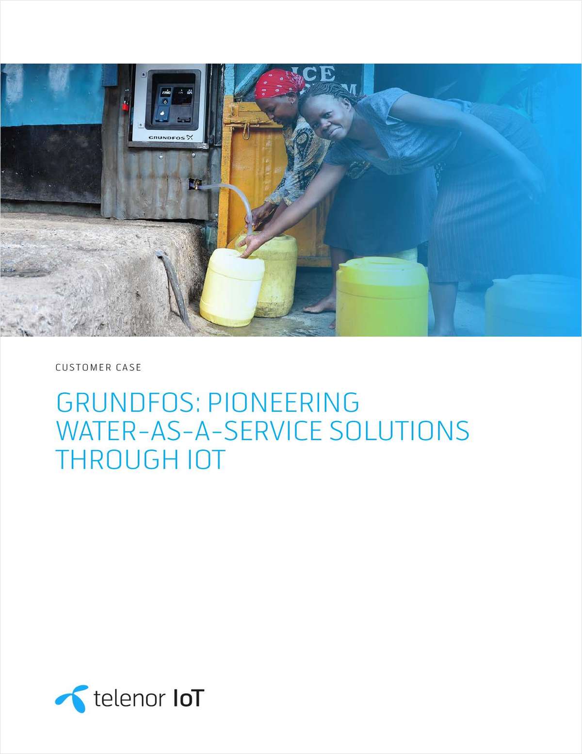 IoT customer case: Pioneering water-as-a-service solutions using IoT