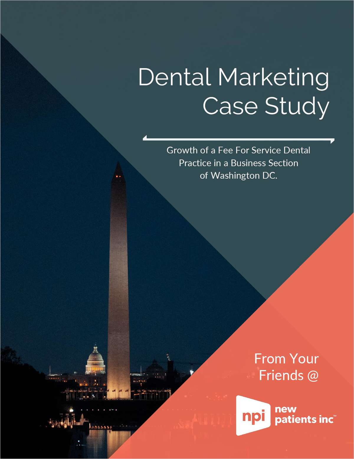 Growth of a Fee For Service Dental Practice in a Business Section of Washington DC