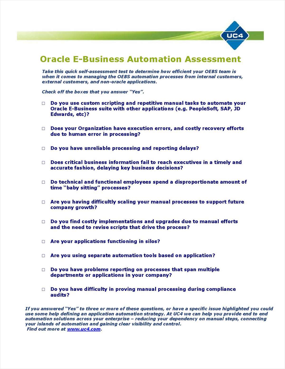 Oracle E-Business Suite Automation Kit