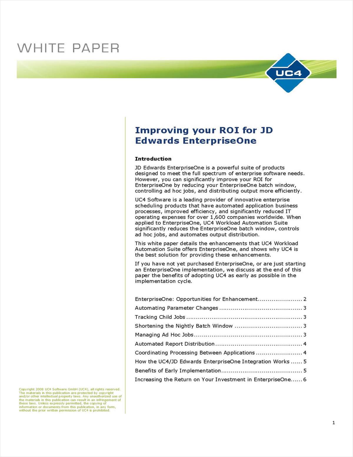 Improve your ROI for JD Edwards EnterpriseOne