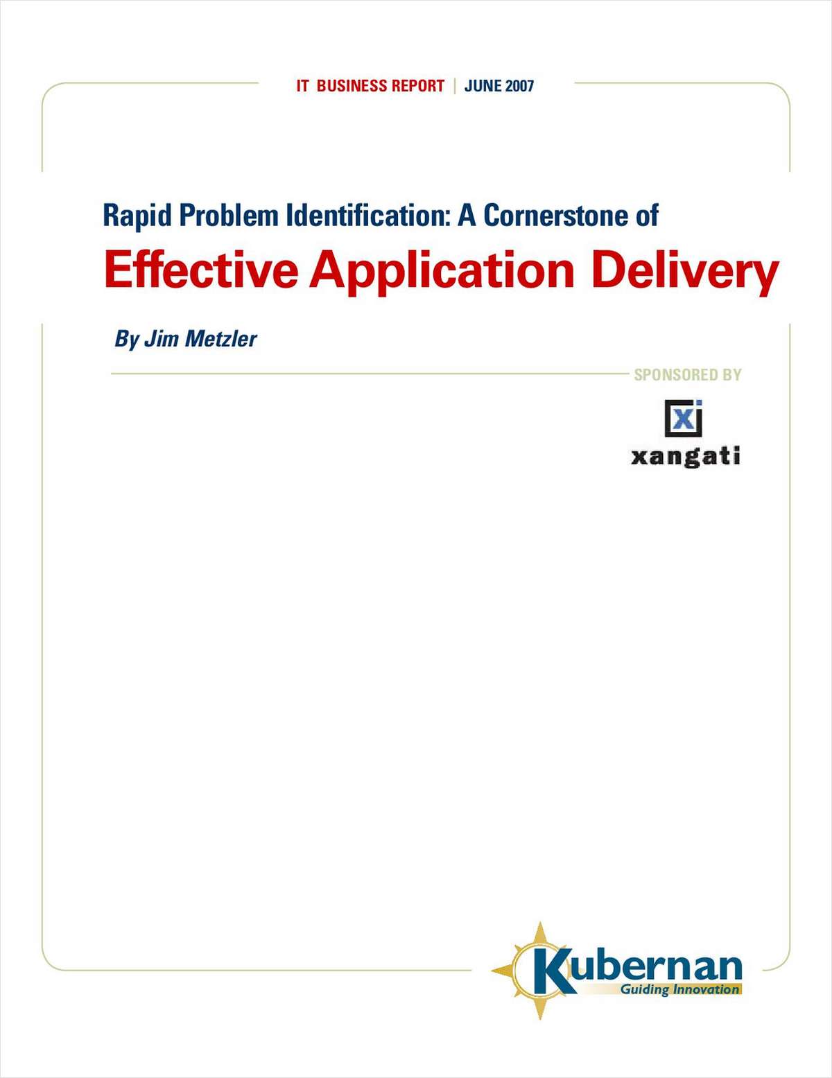 Rapid Problem Identification: A Cornerstone of Effective Application Delivery