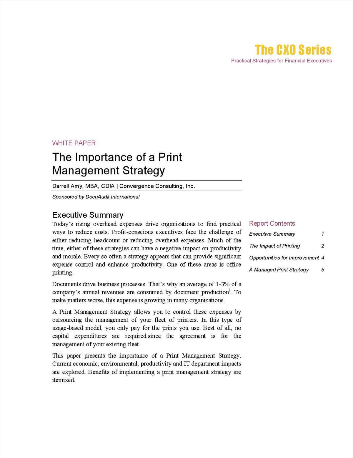 The Importance of a Print Management Strategy – And Why it Matters