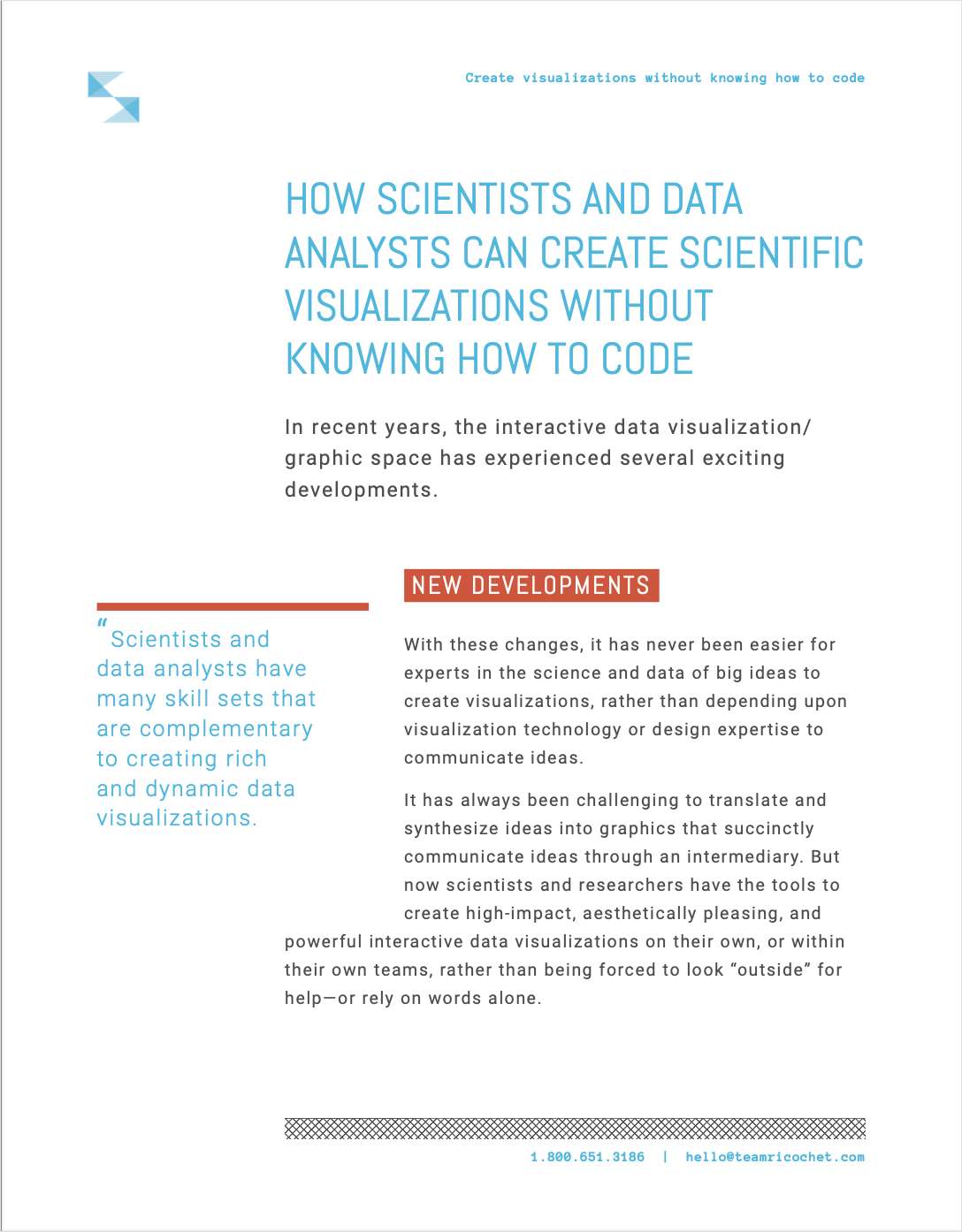 Scientific Visualizations for Scientists & Data Analysts