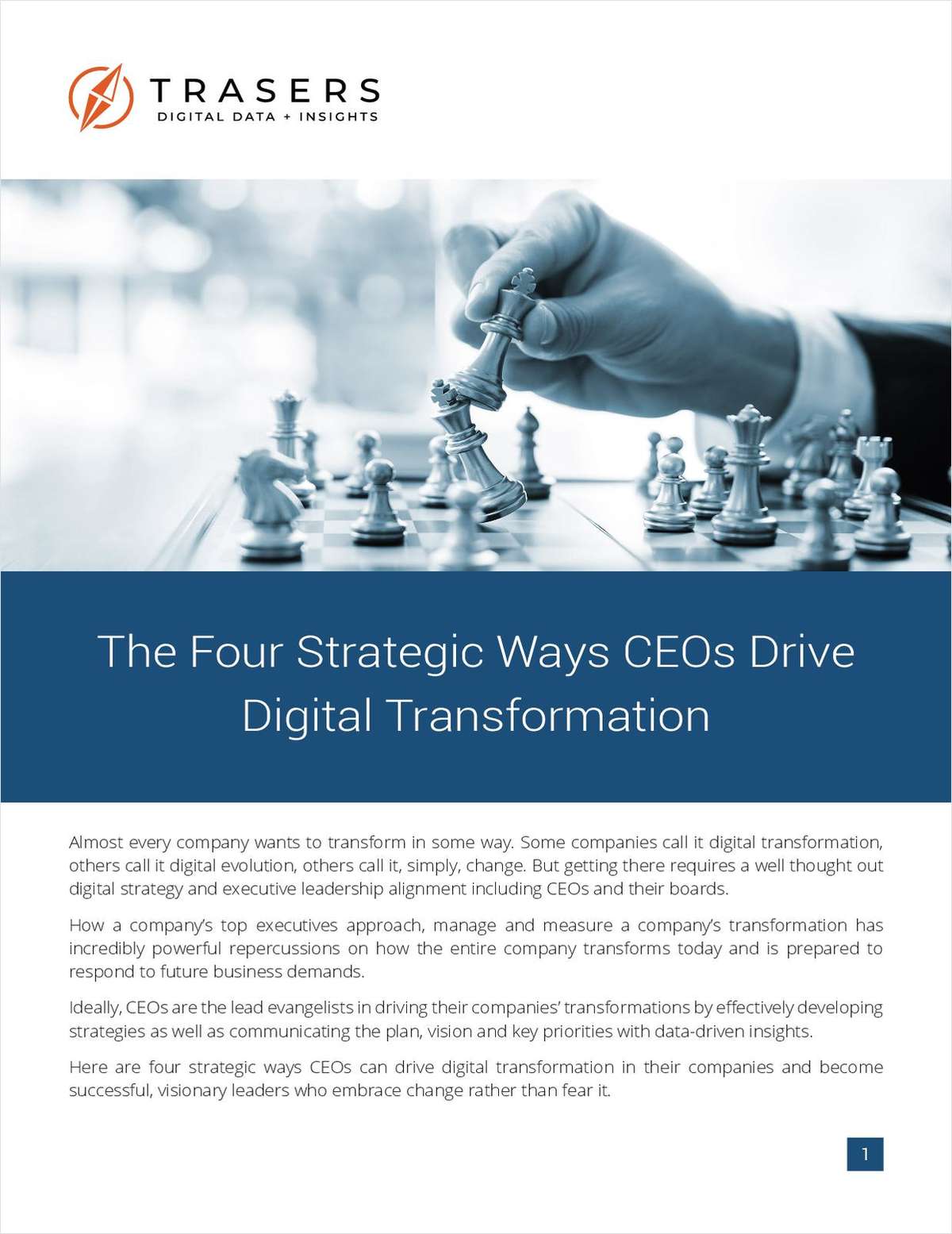 The Four Strategic Ways CEOs Drive Digital Transformation