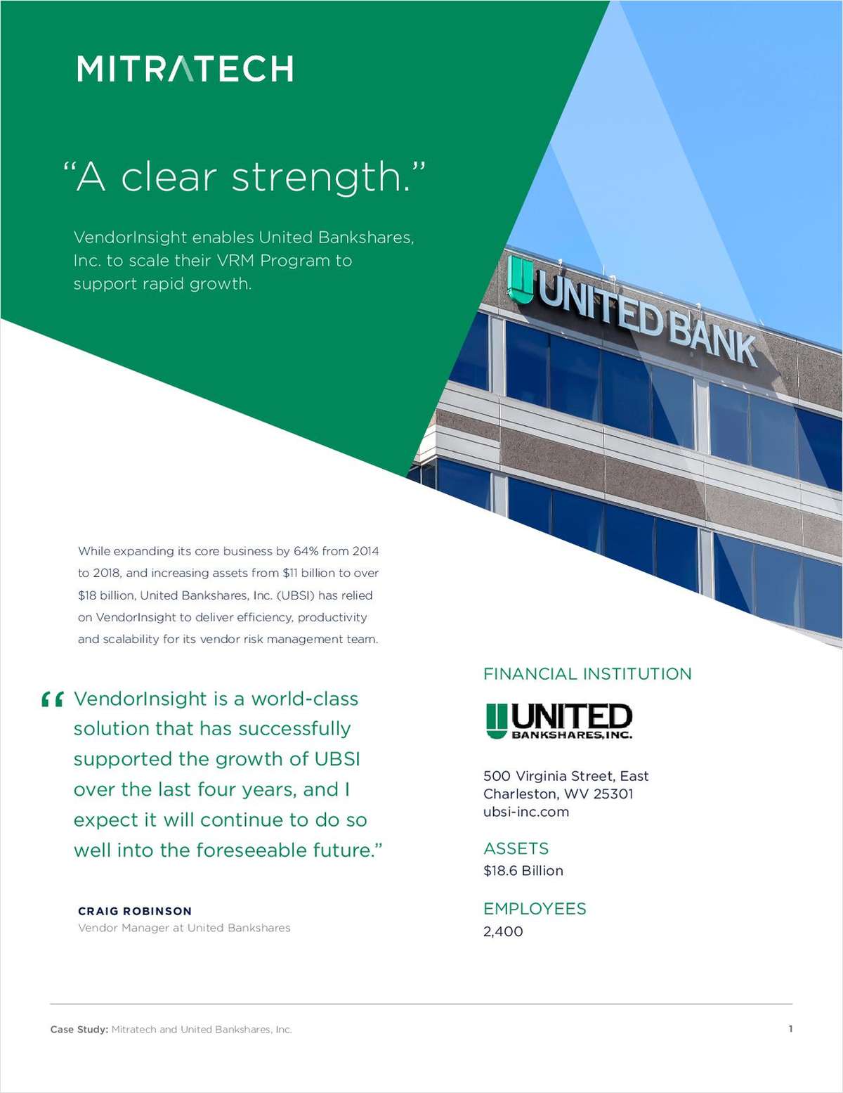 Third Party Risk Management Case Study: United Bankshares