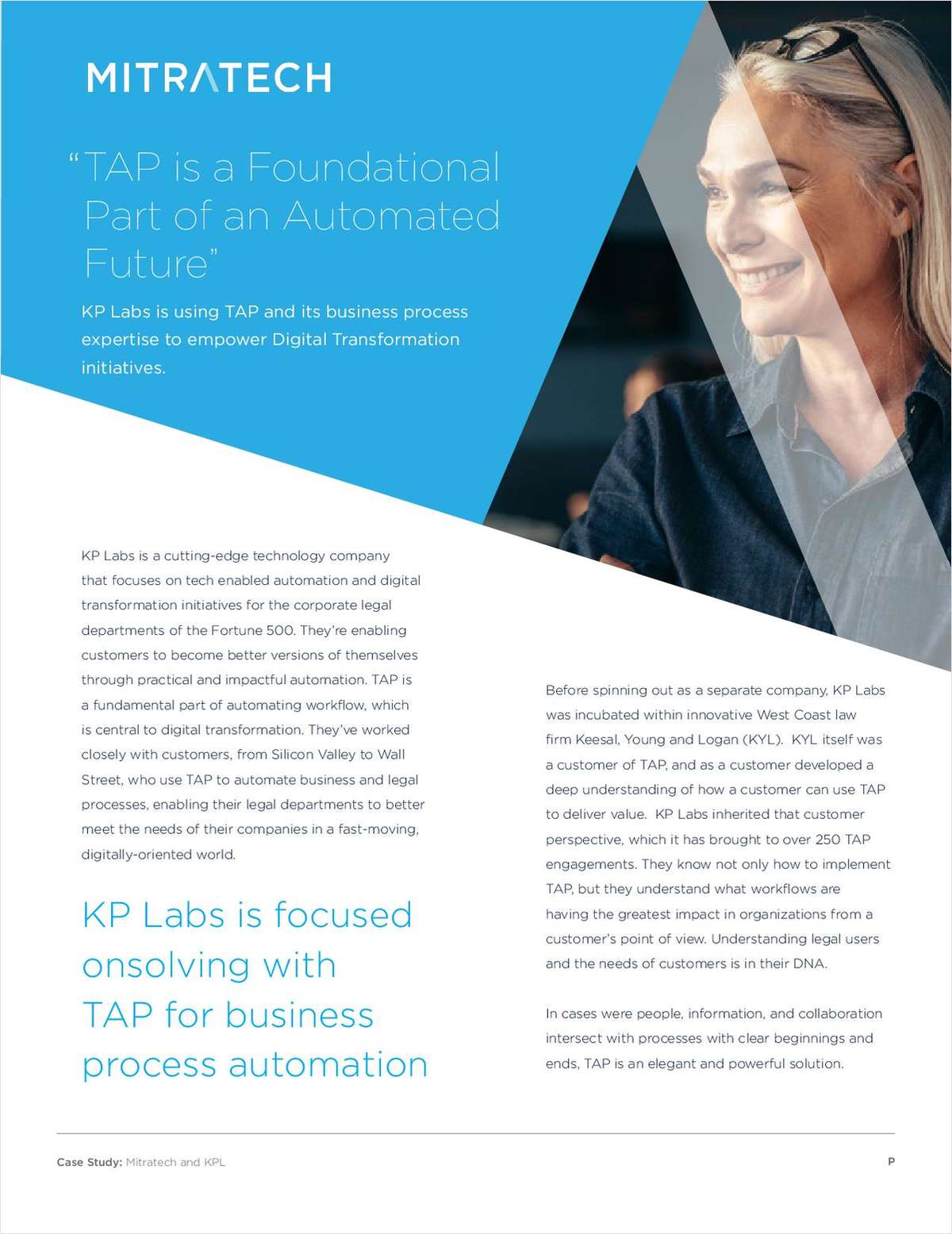 Case Study: TAP Workflow Automation & KP Labs