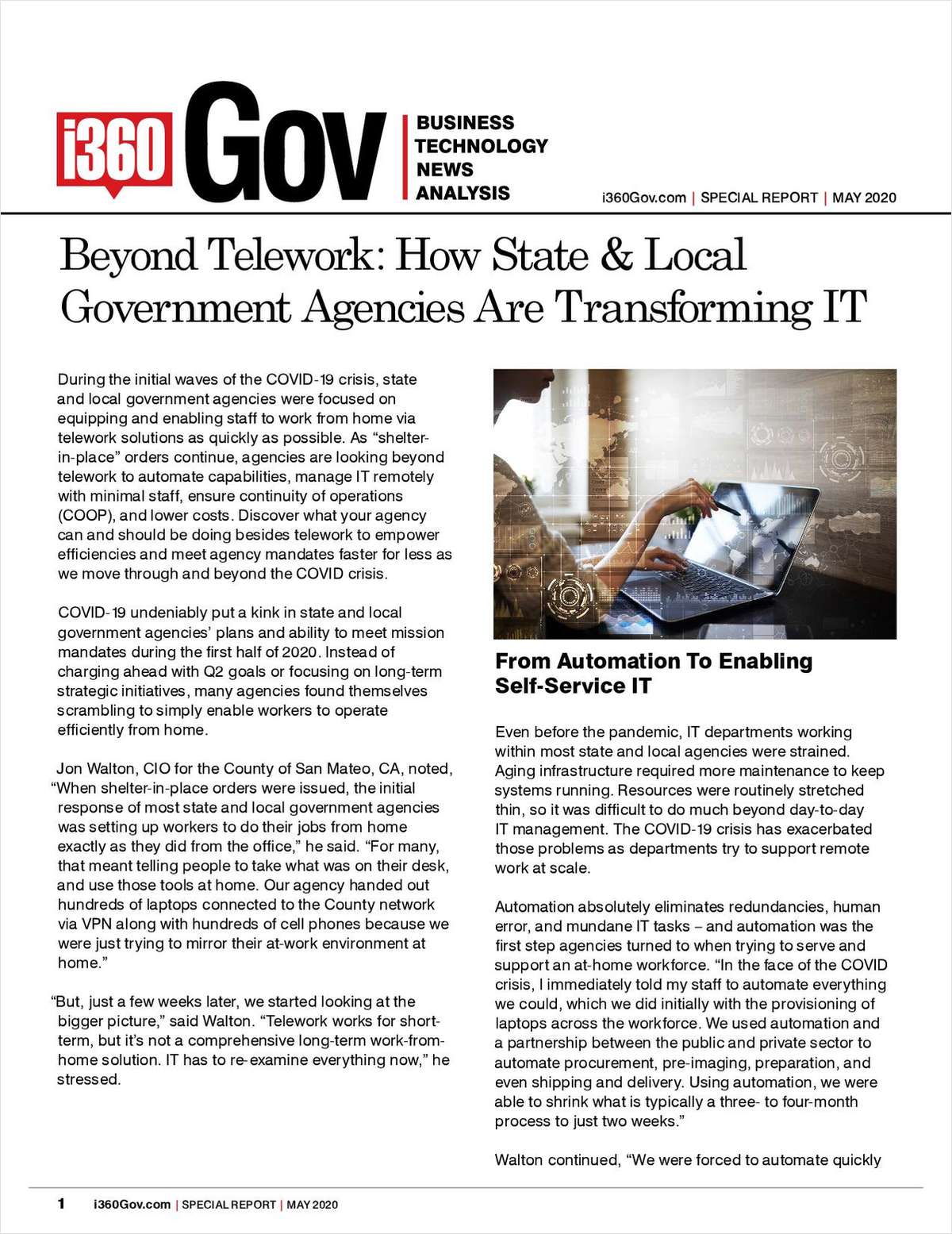 Beyond Telework: How State & Local Government Agencies Are Transforming IT