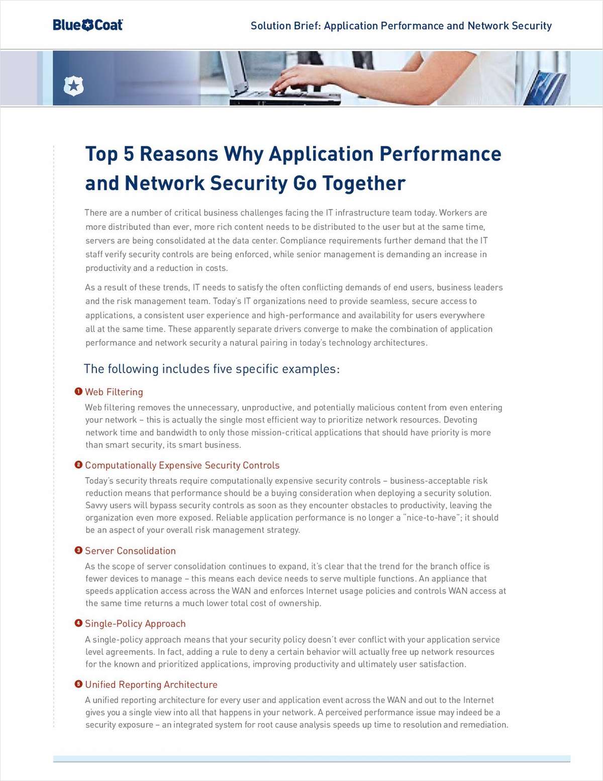 Top 5 Reasons Why Application Performance and Network Security Go Together