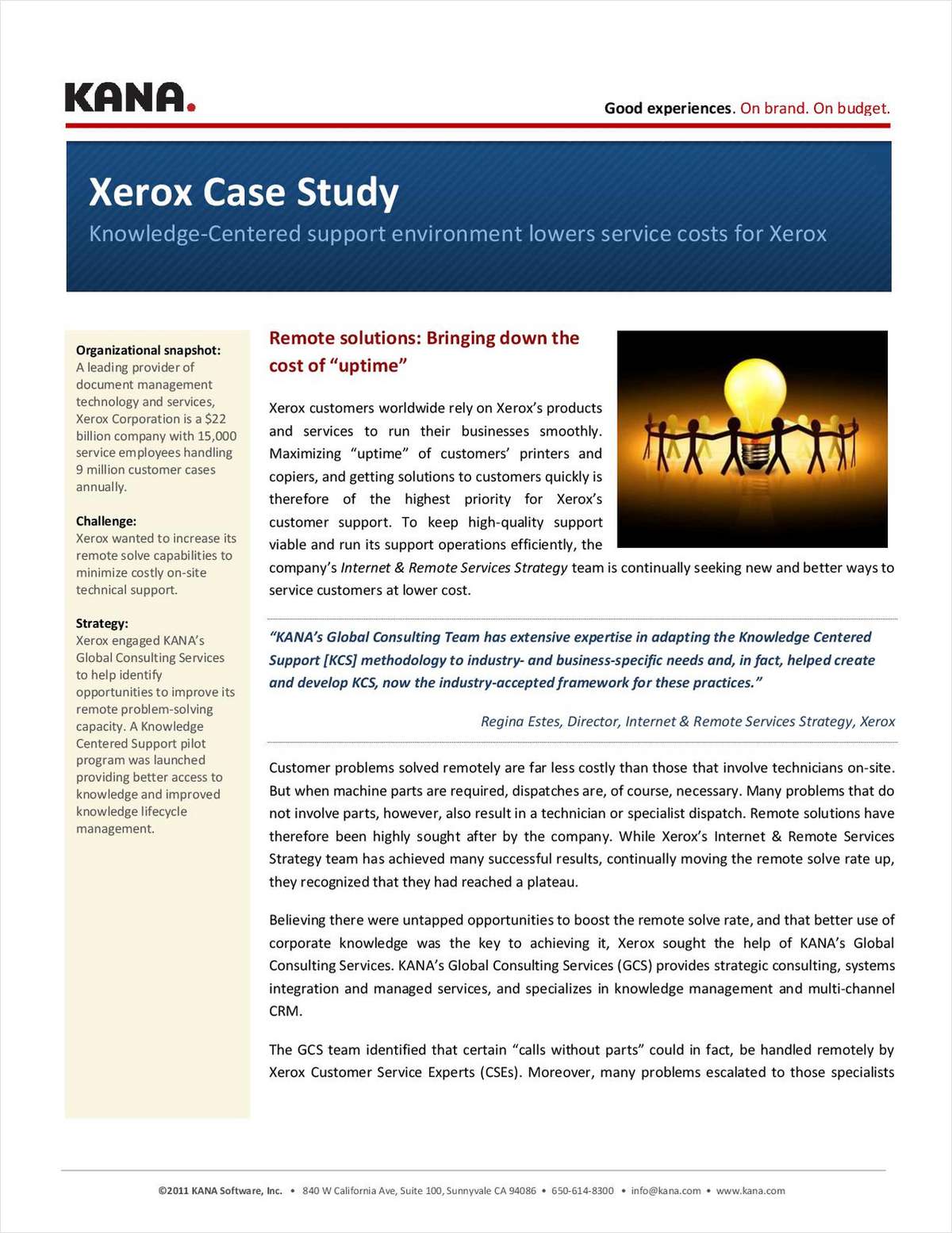 Xerox Knowledge Management