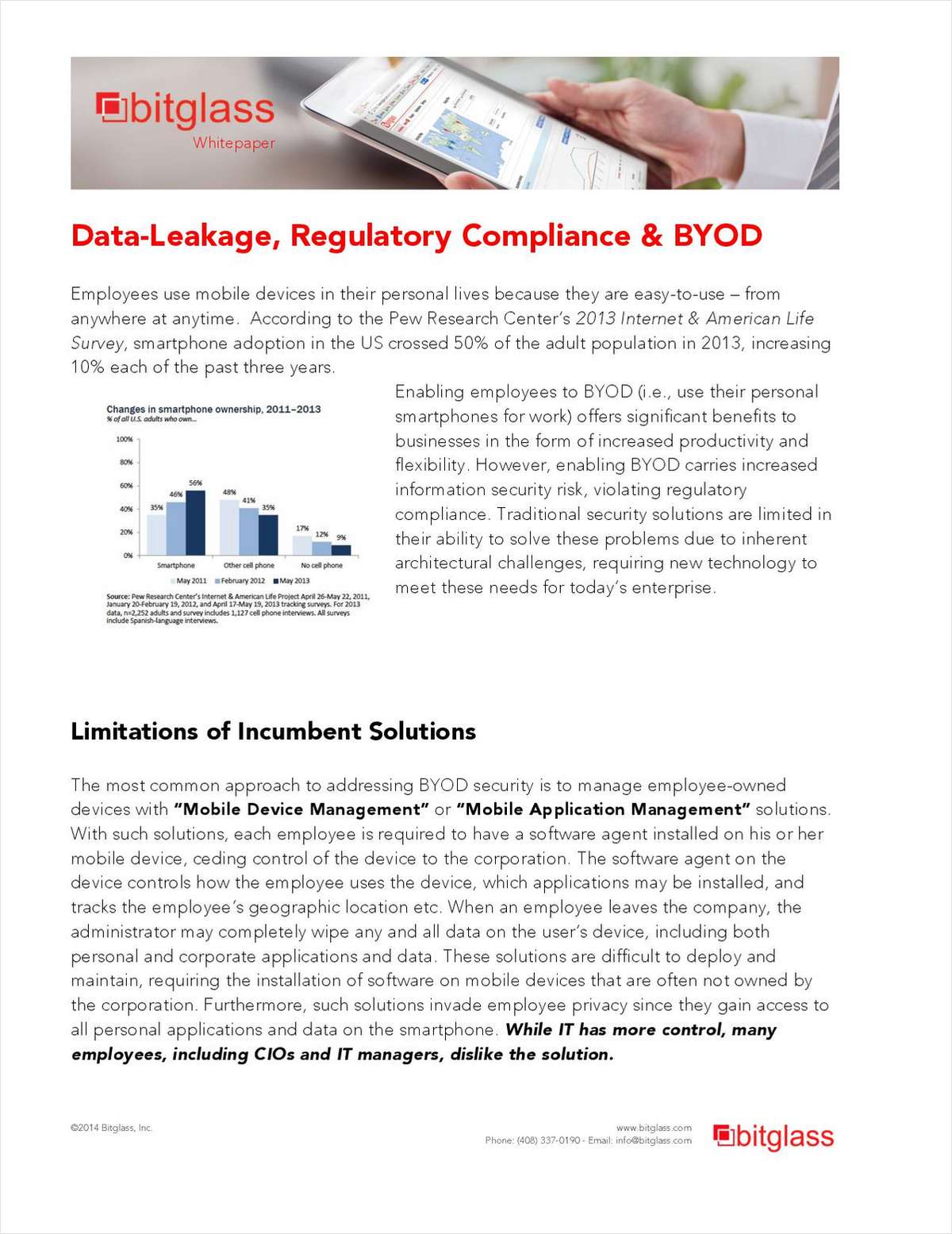 Data-Leakage, Regulatory Compliance & BYOD