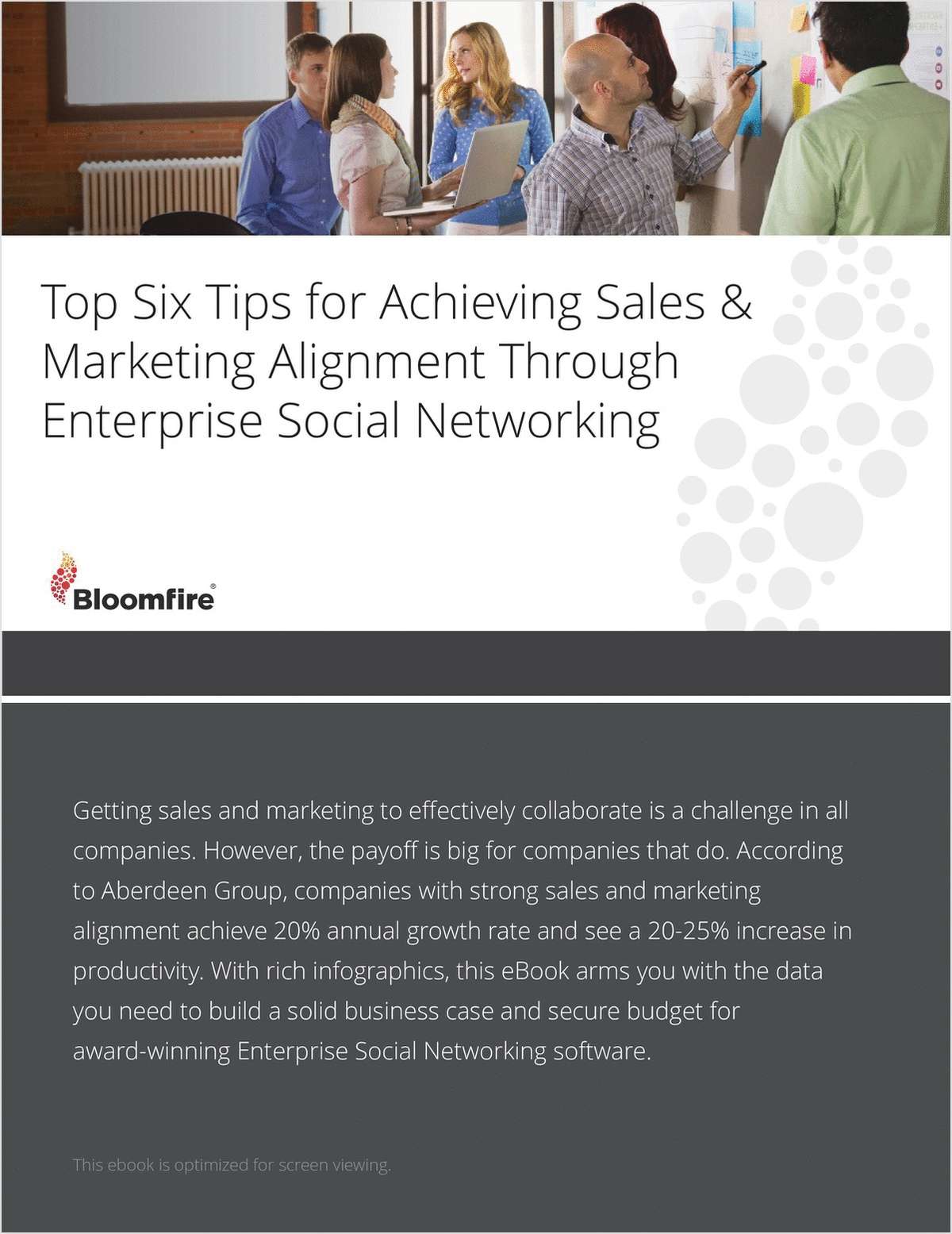Top Six Tips for Achieving Sales & Marketing Alignment through Enterprise Social Networking