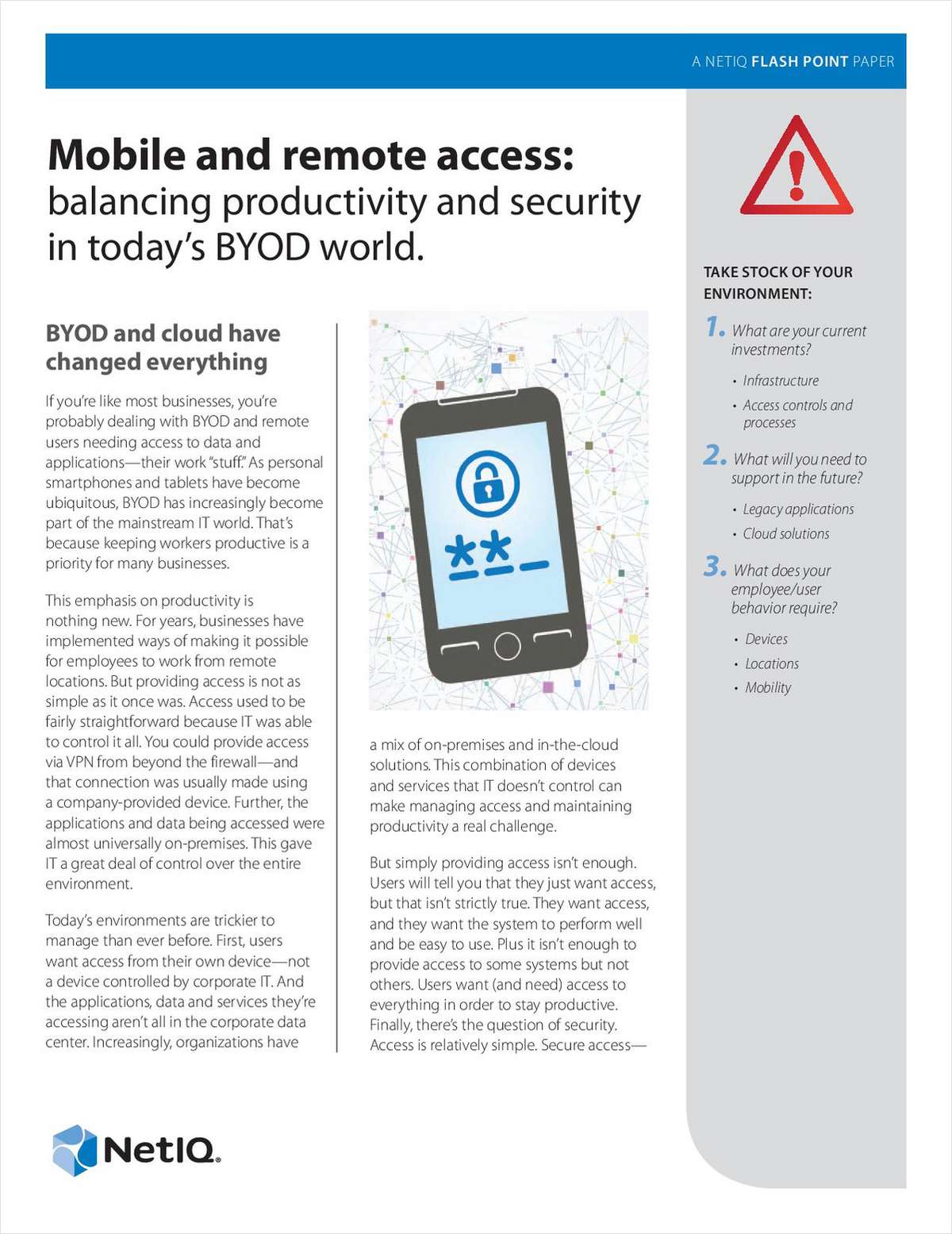 Mobile and Remote Access: Balancing Convenience and Security