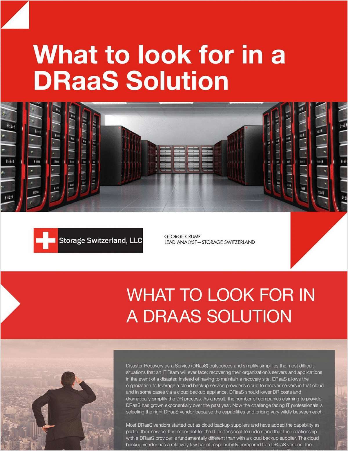 What to Look for in a DRaaS Solution