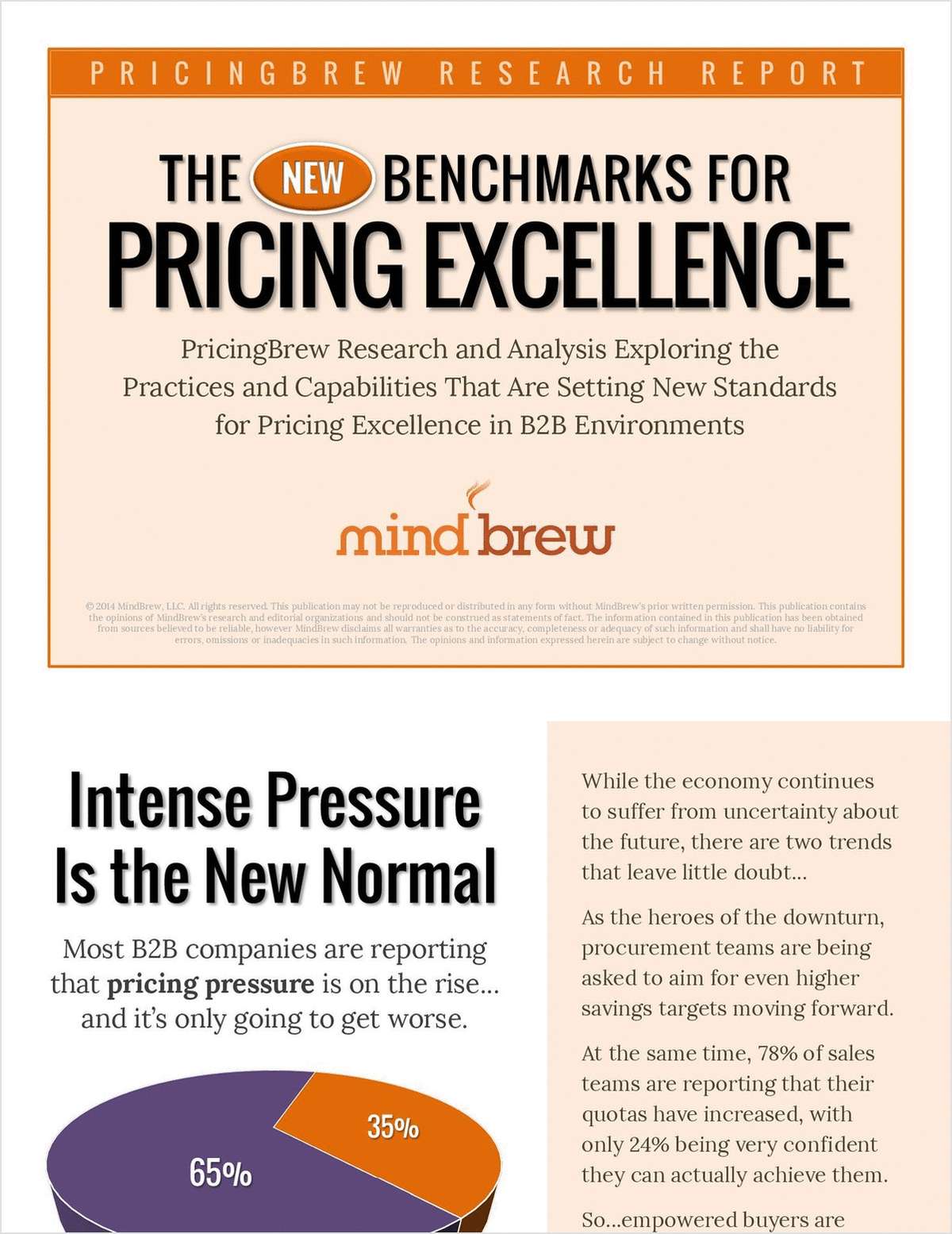 The New Benchmarks for Pricing Excellence