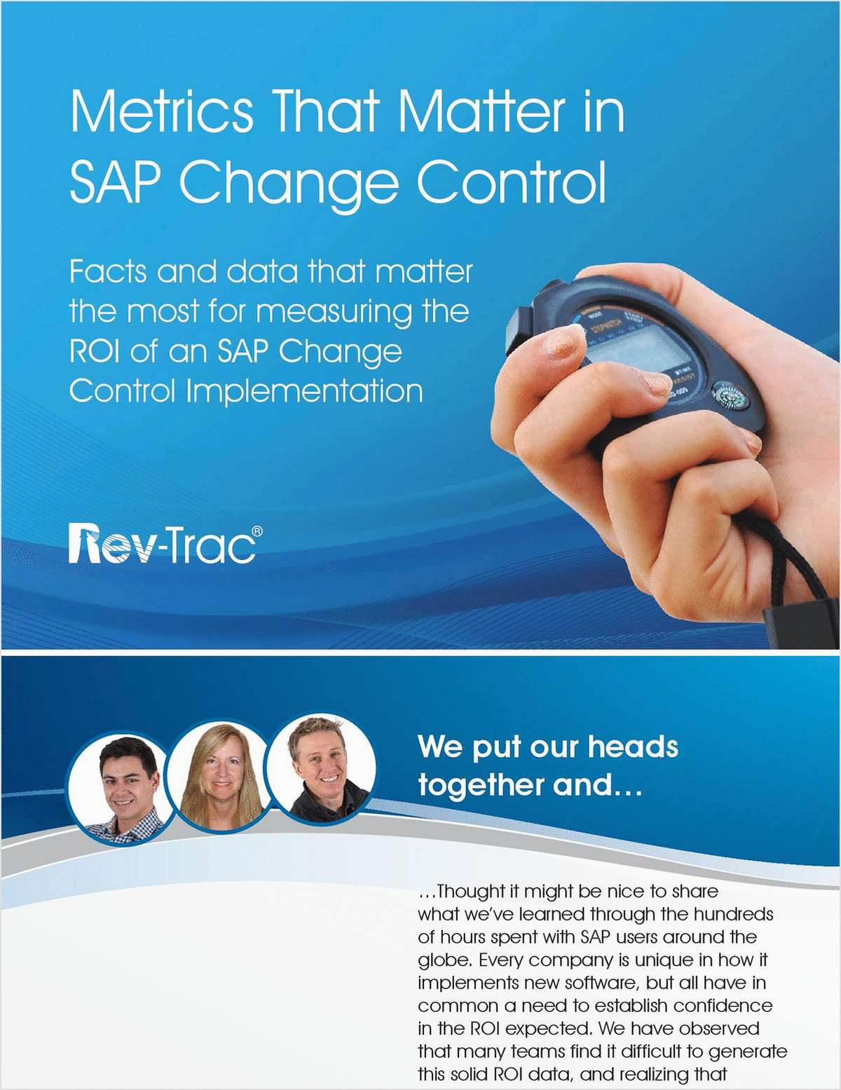 Metrics That Matter in SAP Change Control
