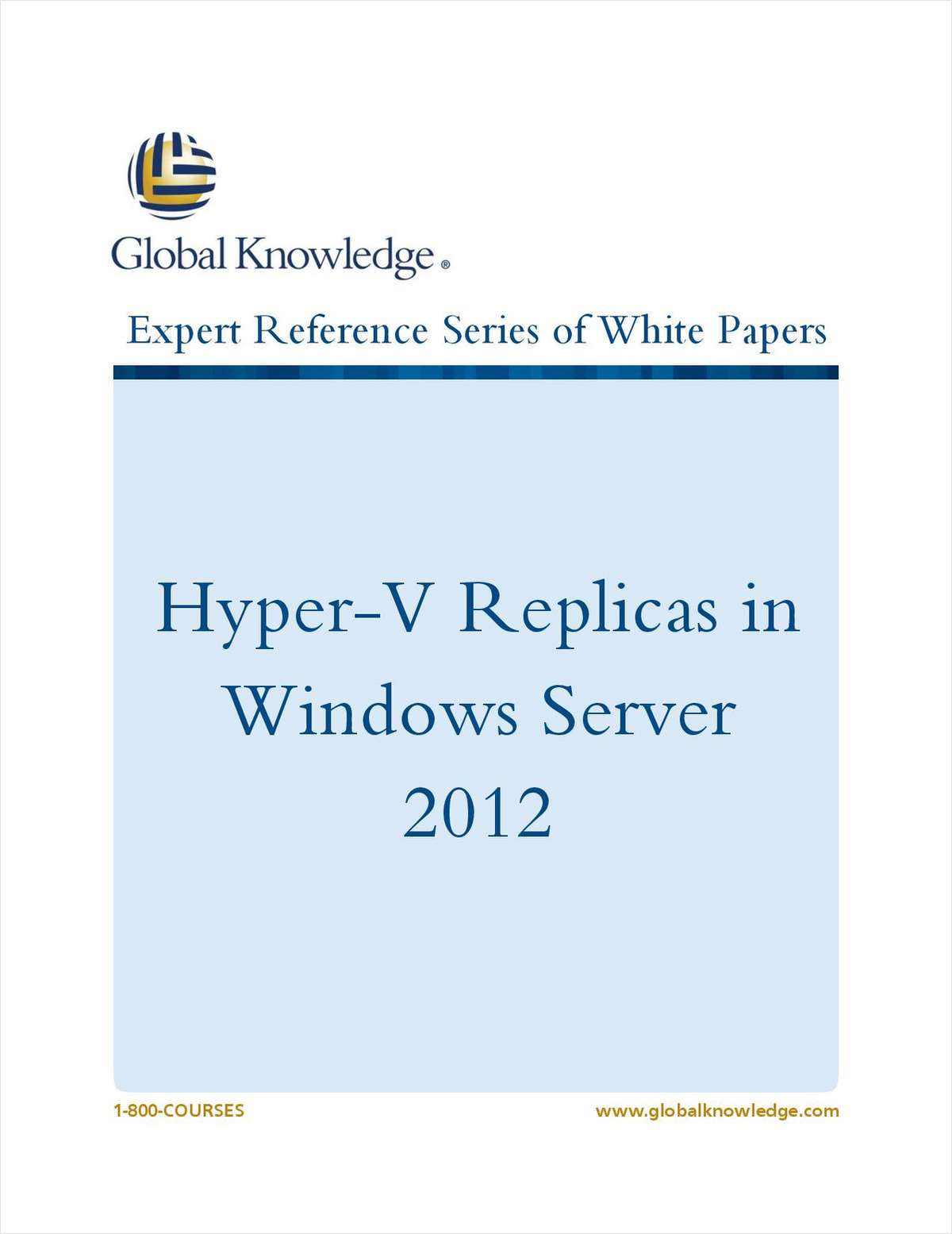 Hyper-V Replicas in Windows Server 2012